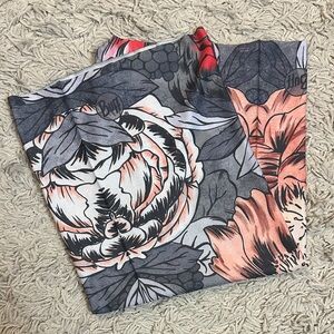 Floral Patterned Buff